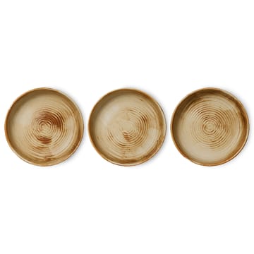 Home Chef dyb tallerken large Ø21,5 cm - Rustic cream/Brown - HKliving