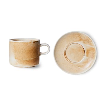 Home Chef kop med underkop 22 cl - Rustic cream/Brown - HKliving