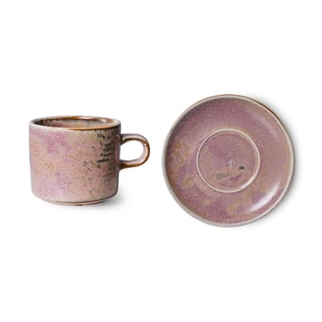 Home Chef kop med underkop 22 cl - Rustic pink - HKliving