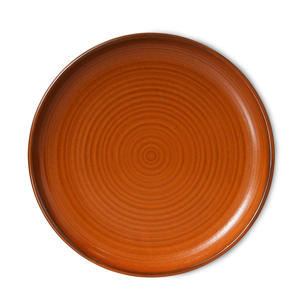 HKliving Home Chef middagstallerken Ø26 cm Burned orange