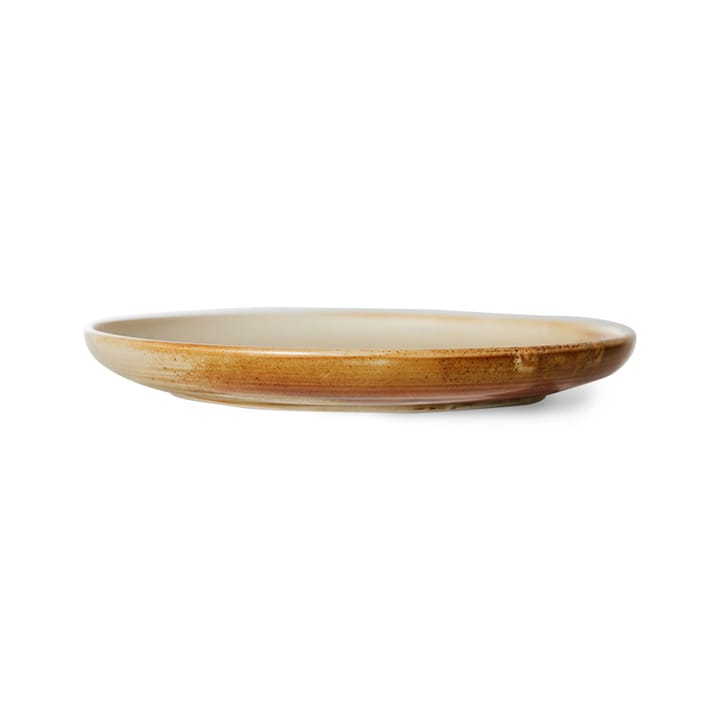 Home Chef side plate asiet Ø20 cm, Rustic cream/Brown HKliving