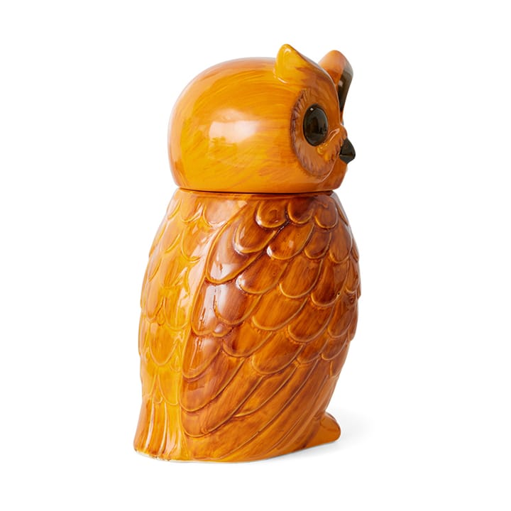 Keramisk owl opbevaringskrukke, Tangerine HKliving