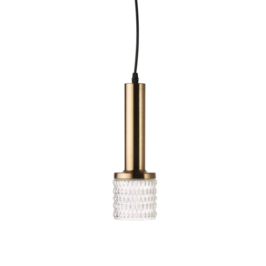 HKliving Loftlampe/pendel Ø9×30 cm Glas