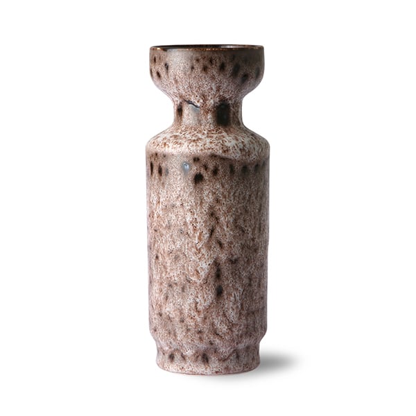 HKliving Retro vase Ø9×25 cm Brun