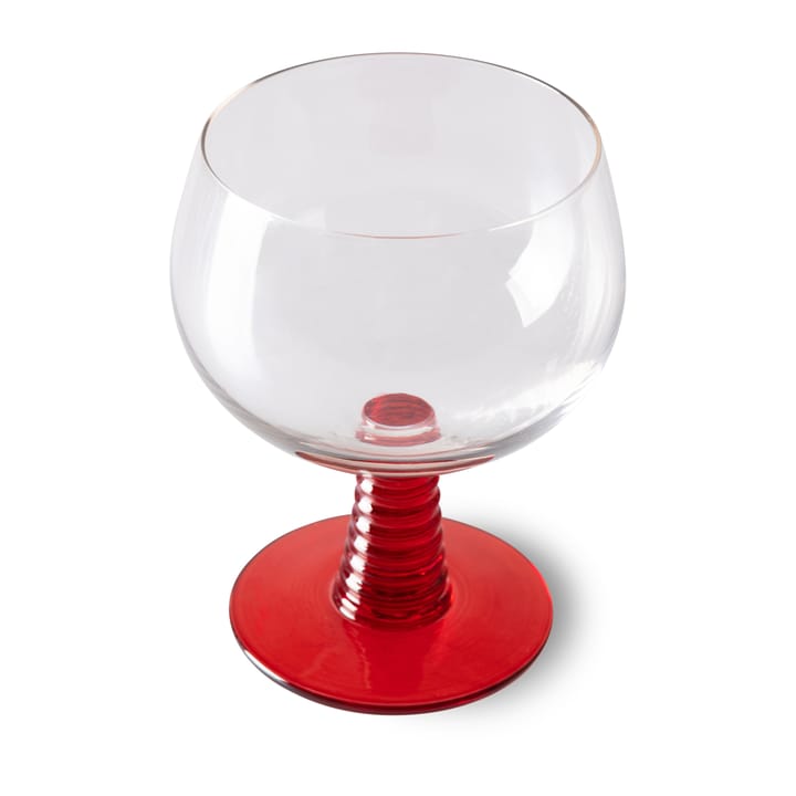 Swirl vinglas lavt, Red HKliving