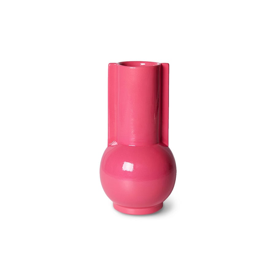 HKliving Vase 10,5×20 cm Hot pink