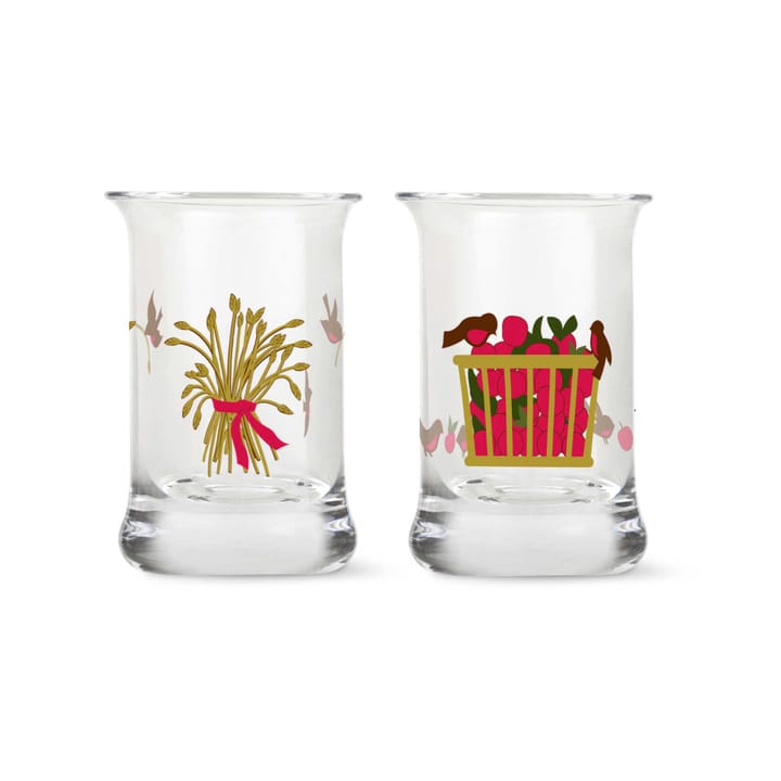 Holmegaard Christmas julesnapseglas 2 stk - 2022 - Holmegaard