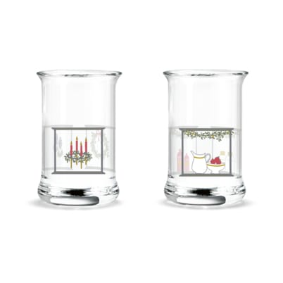 Holmegaard Christmas julesnapseglas 2 stk - 2024 - Holmegaard