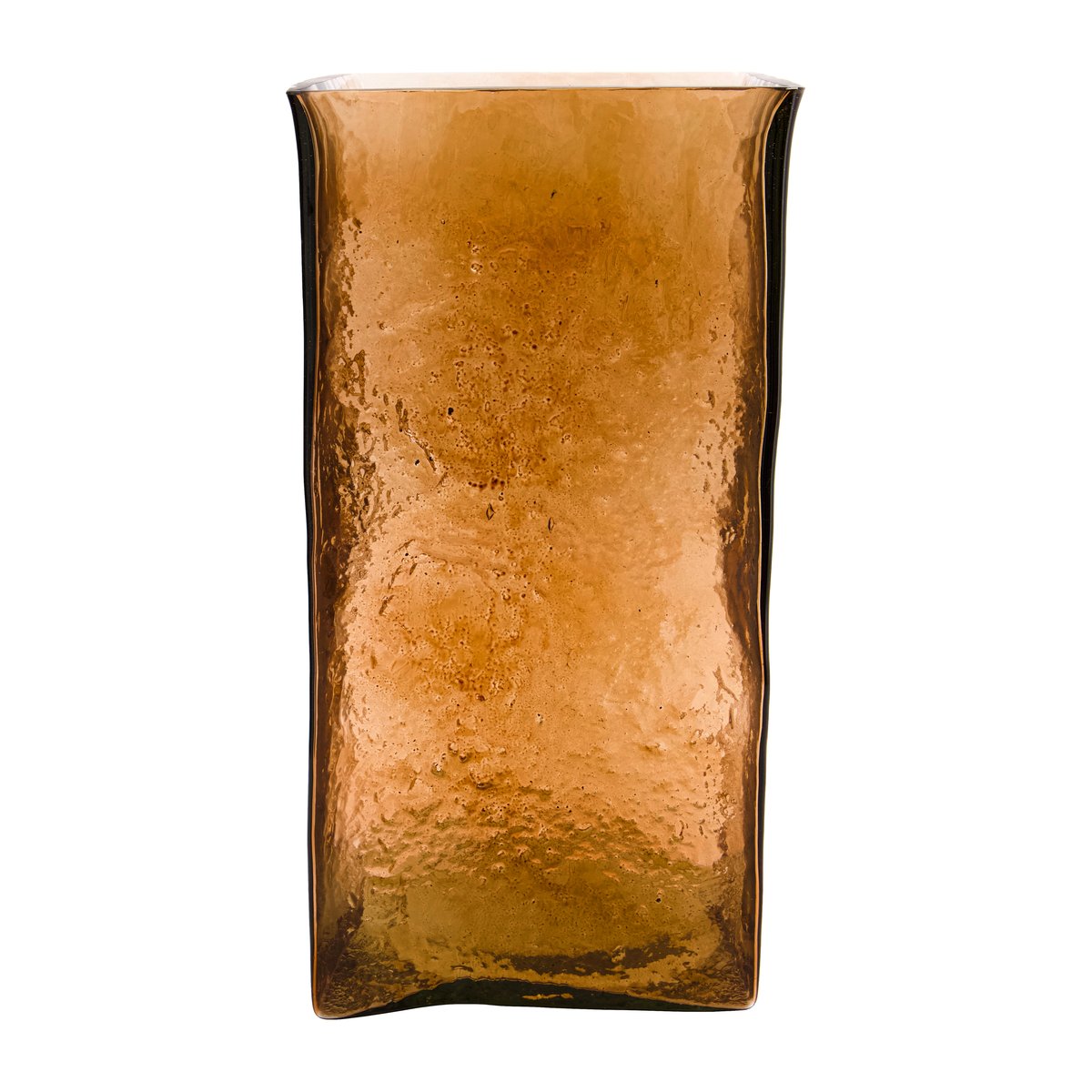 House Doctor Square vase 16×30 cm Amber