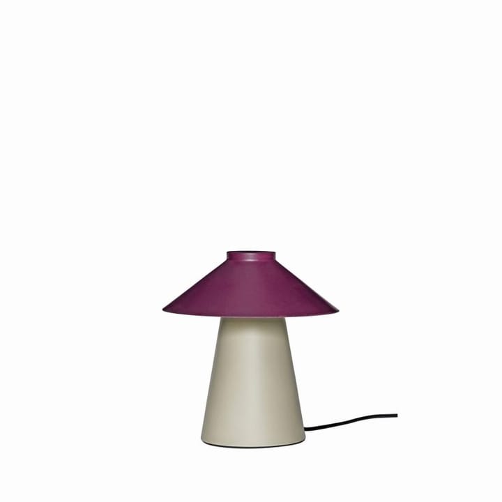 Chipper bordlampe Ø25 cm, Sand-bordeaux Hübsch