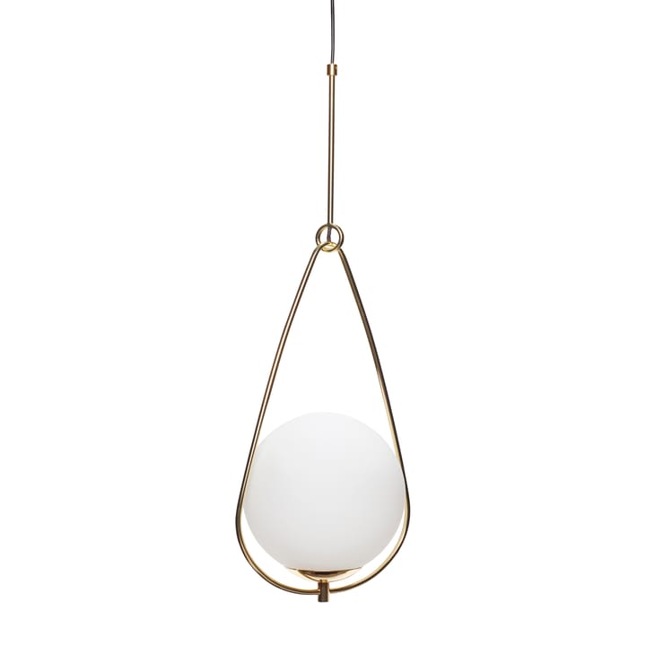 Hübsch loftlampe Ø30 cm - Hvid-messing - Hübsch