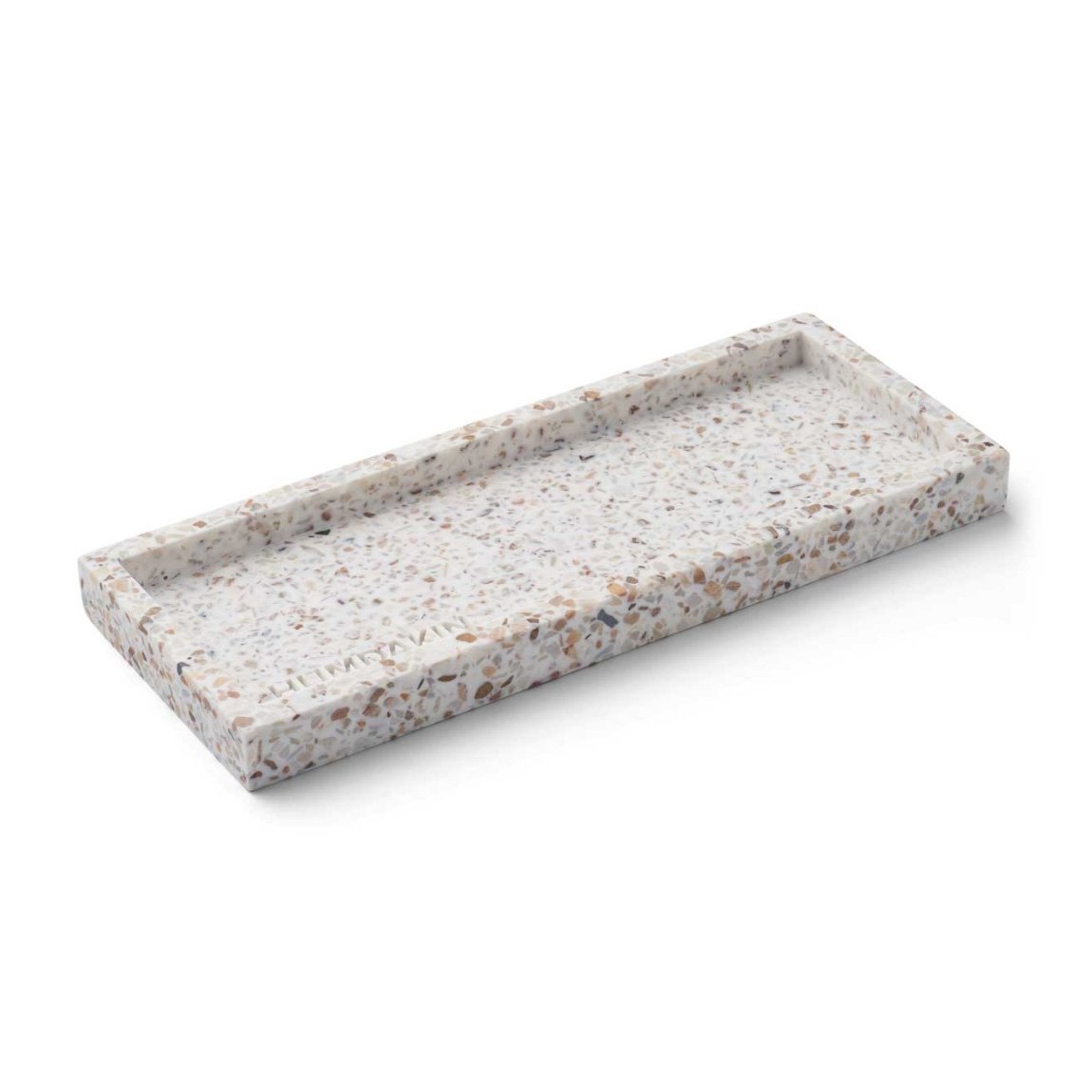 Humdakin Humdakin Terrazzo bakke 10×25 cm White/Brown