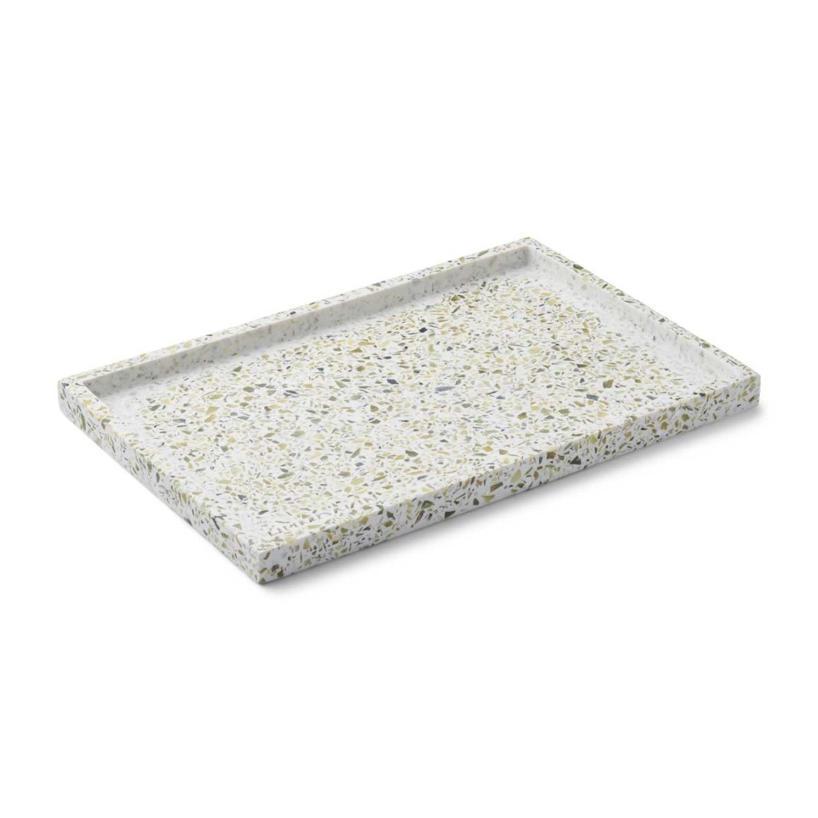 Humdakin Humdakin Terrazzo bakke 30×20 cm Green/White