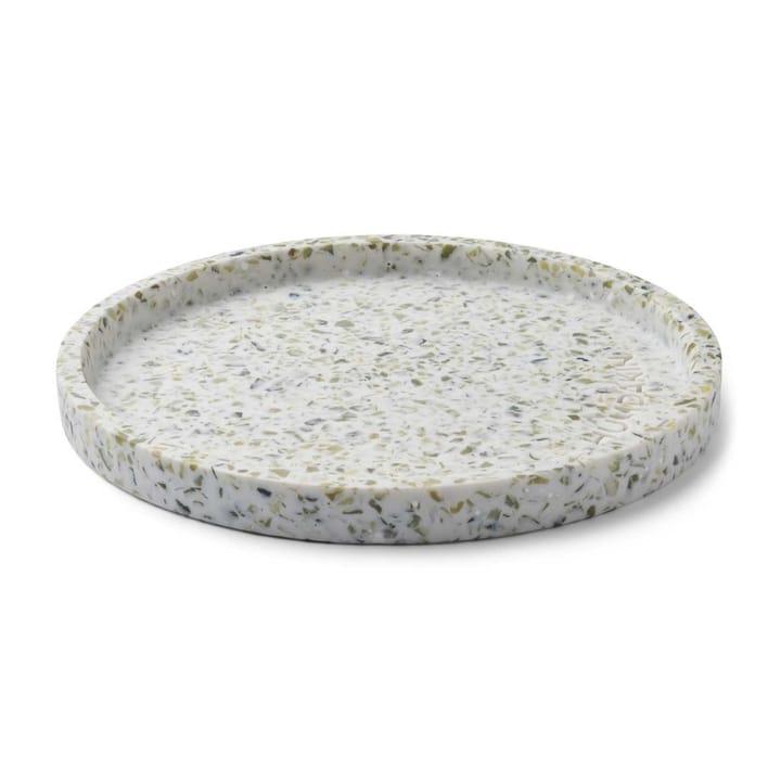 Humdakin Terrazzo rund bakke Ø20 cm, Green/White Humdakin