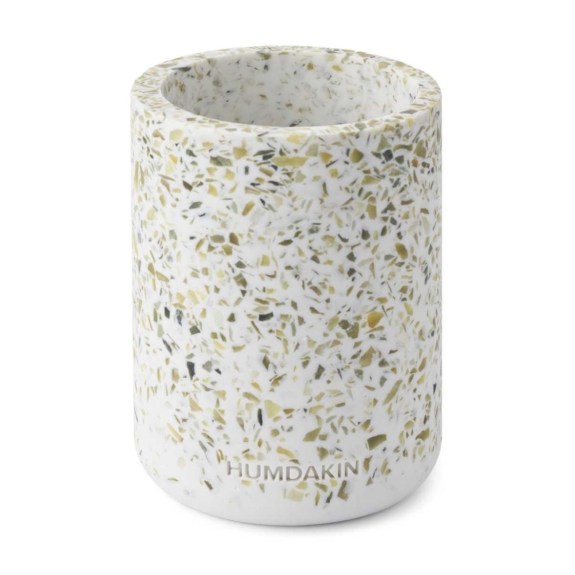 Humdakin Humdakin Terrazzo vase Ø10 cm Green/White