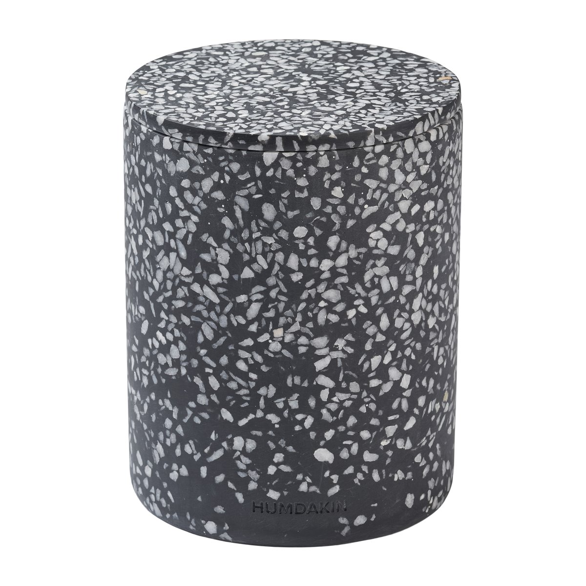 Humdakin Humdakin Terrazzo vase med låg Ø13 cm Black