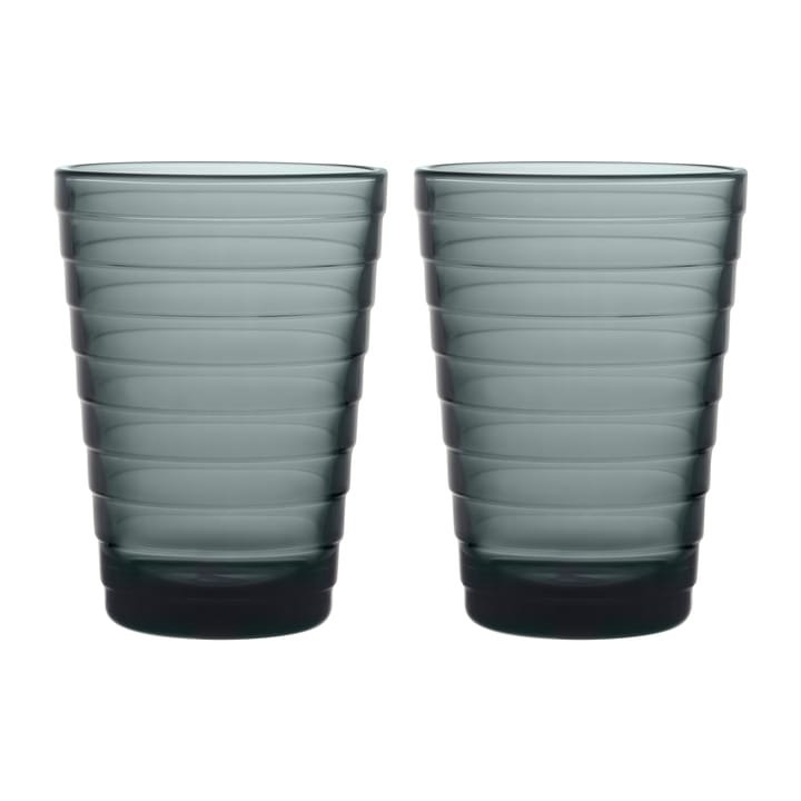 Aino Aalto drikkeglas 2 stk - 33 cl, Mørkegrå Iittala