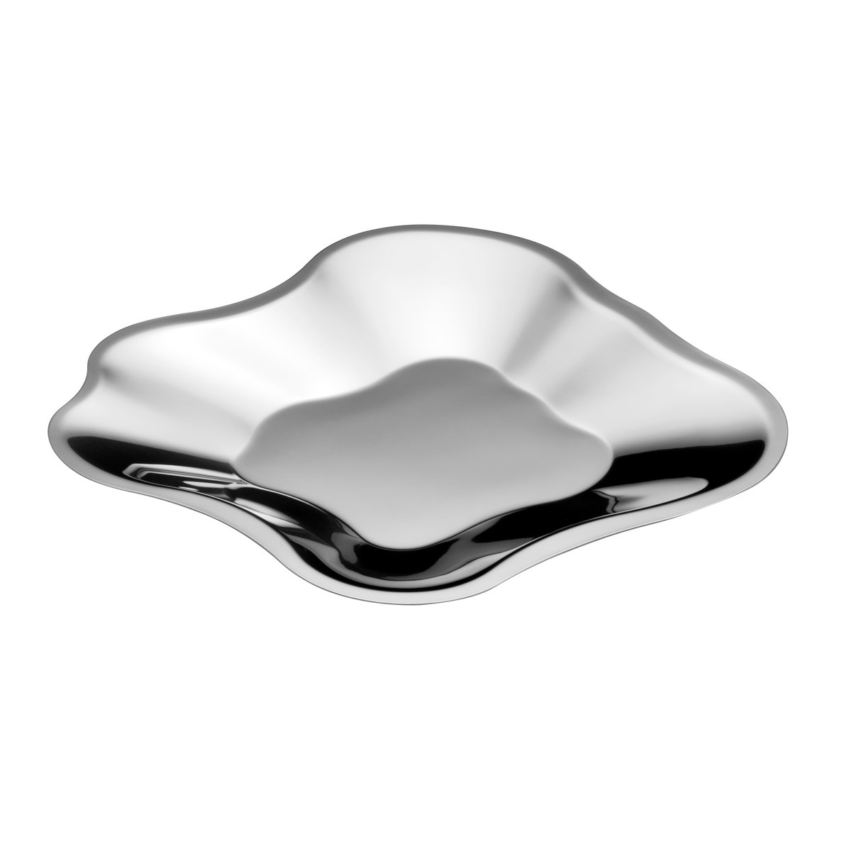 Iittala Alvar Aalto rustfri fad lille (358 mm)