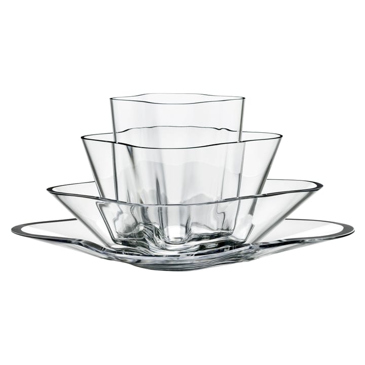 Alvar Aalto vase blomst 4 dele - Klar - Iittala