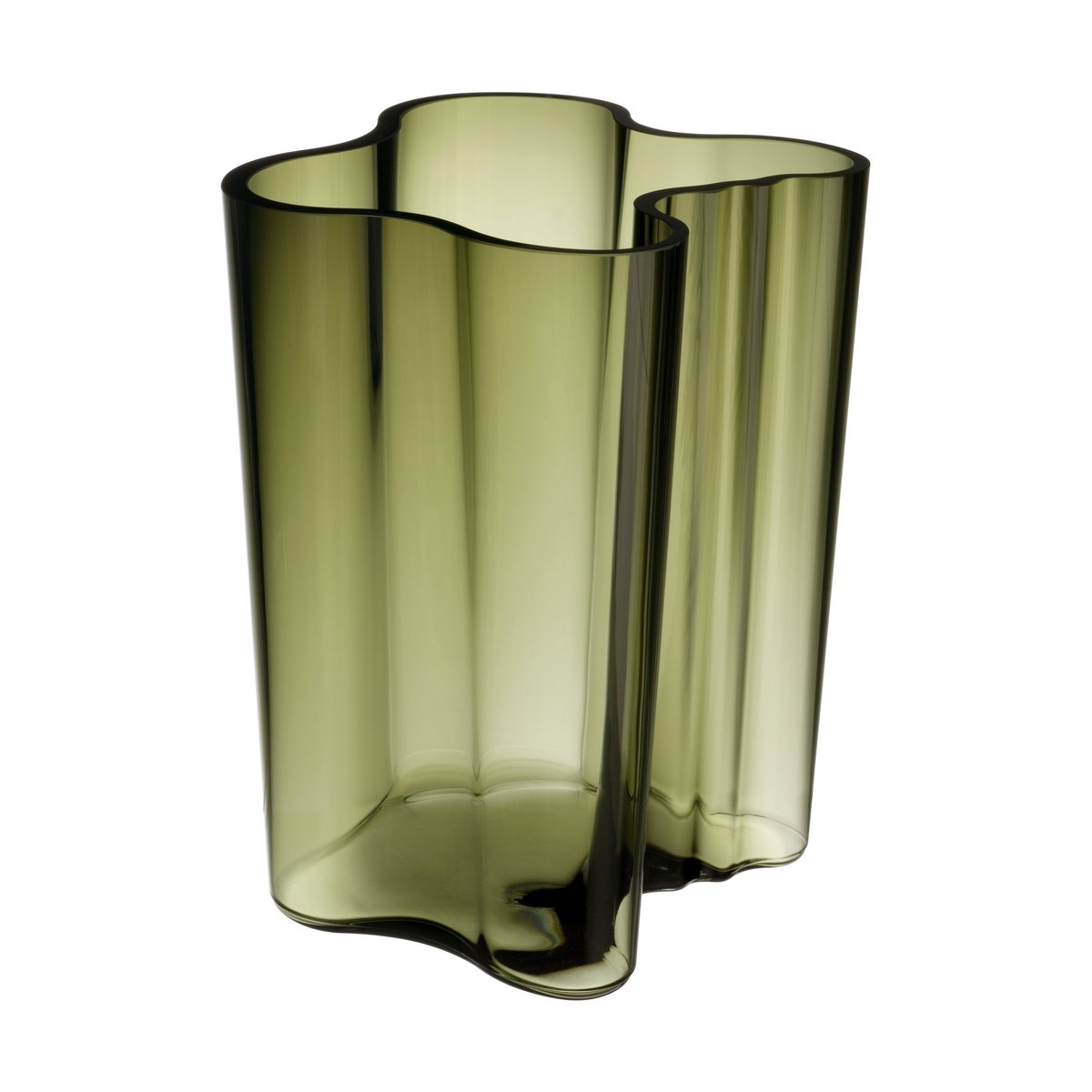 Iittala Alvar Aalto vase mosgrøn 181 mm