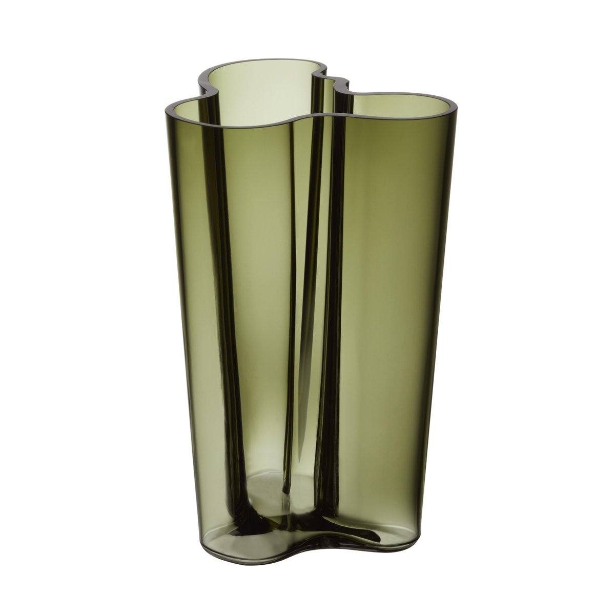 Iittala Alvar Aalto vase mosgrøn 251 mm