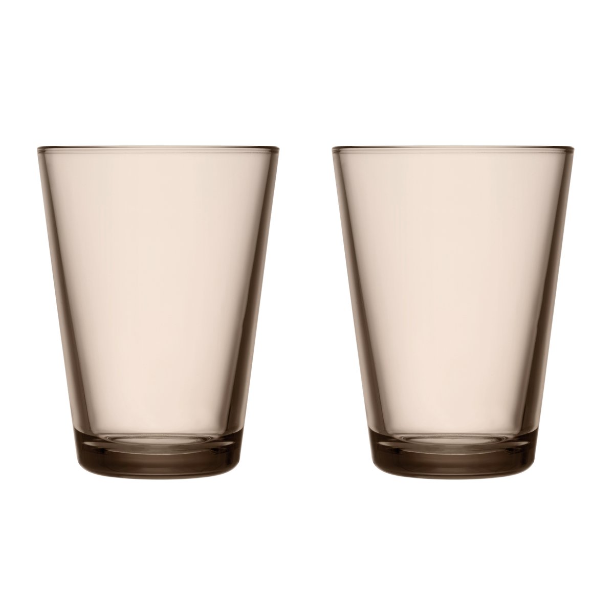 Iittala Kartio drikkeglas 40 cl 2 stk Hør