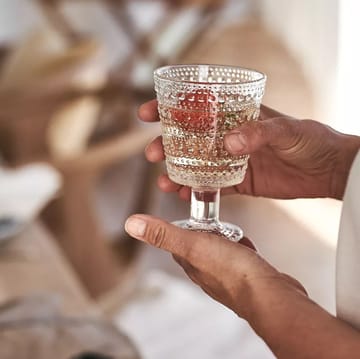 Kastehelmi glas på fod 26 cl 4-pak - Klar - Iittala