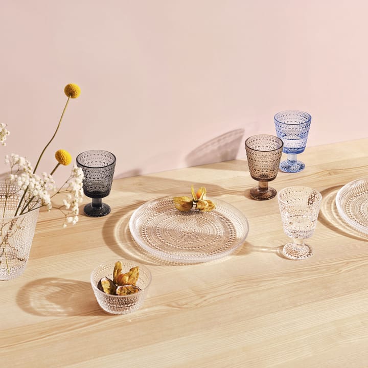 Kastehelmi glas på fod 26 cl 4-pak, Klar Iittala