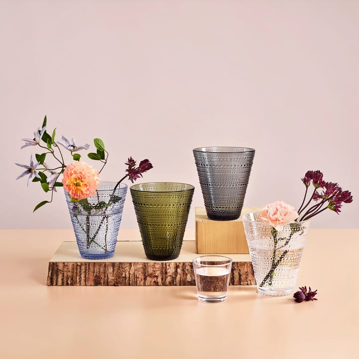 Kastehelmi vase, grå Iittala