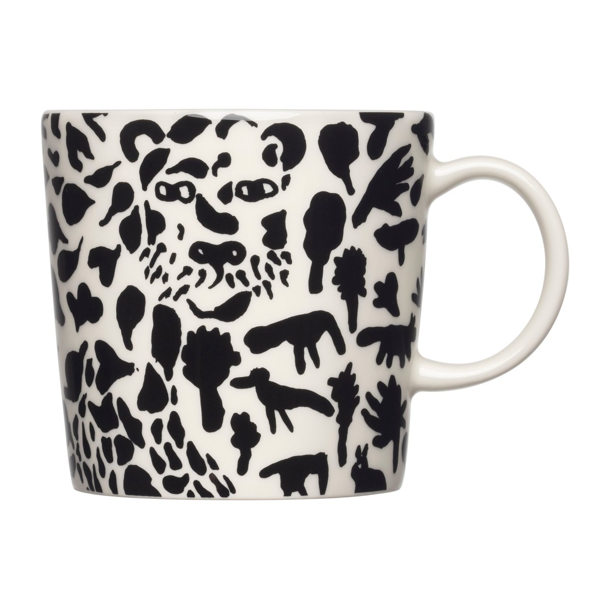 Iittala Oiva Toikka Cheetah krus 30 cl Sort/Hvid