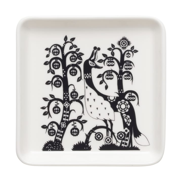 Taika tallerken 12x12 cm, Sort Iittala