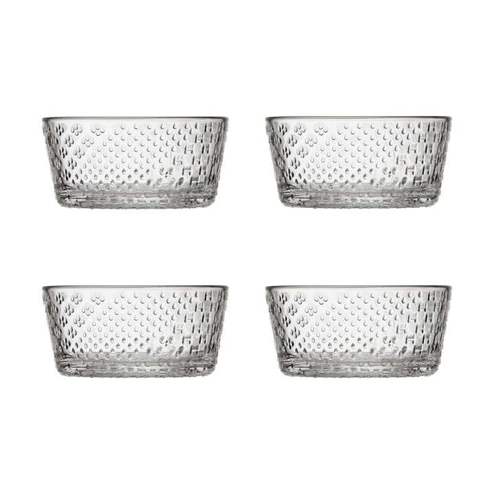 Tundra skål 25 cl 4-pak, Klar Iittala