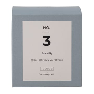 NO. 3 Santal Fig duftlys - 390 g + Gaveæske - Illume x Bloomingville