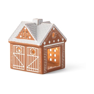 Gingerbread lysestage hus - Christmas barn 11,5 cm - Kähler