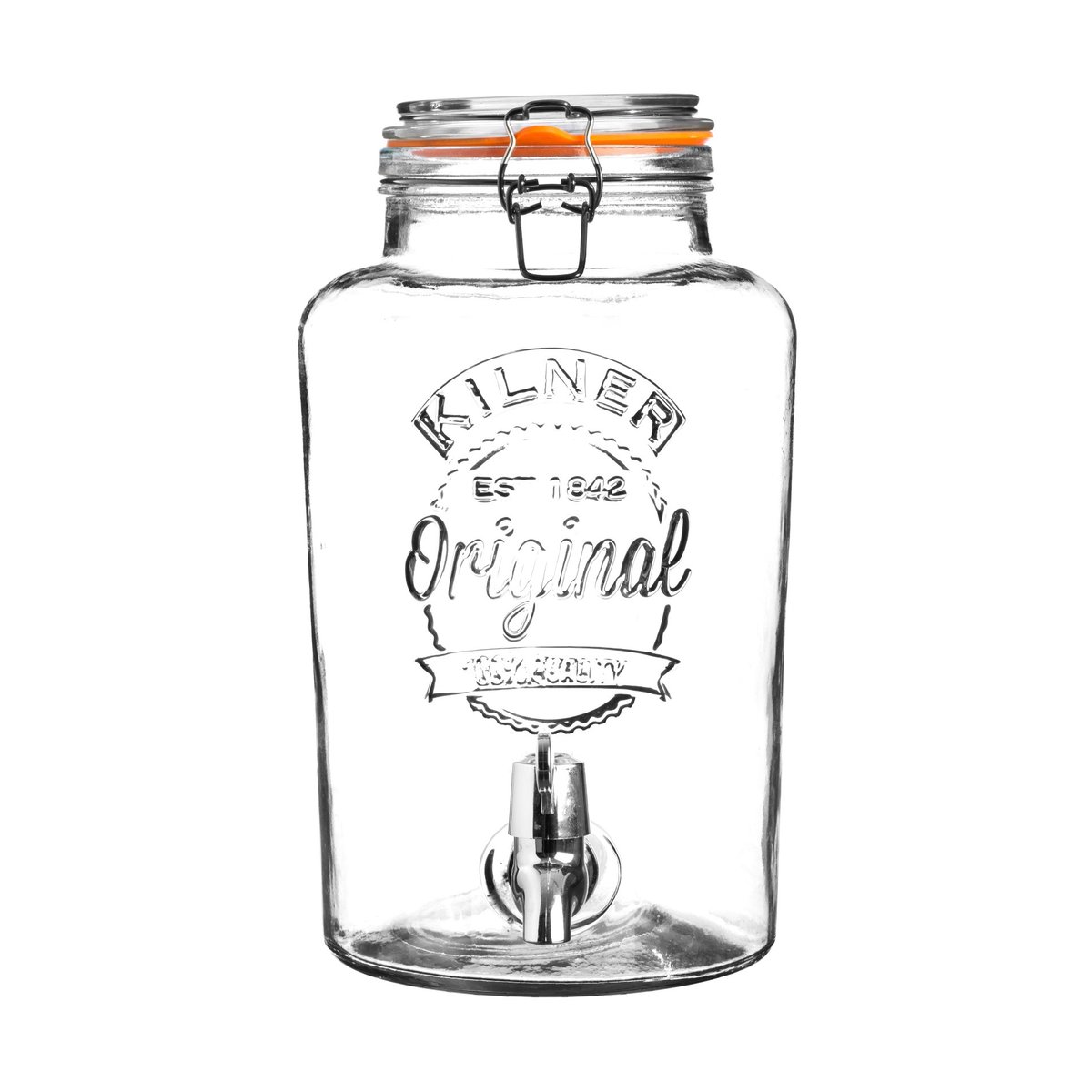 Kilner Kilner glasbeholder med tappehane 5 l Transparent