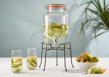 Kilner glasbeholder med tappehane 5 l - Transparent - Kilner