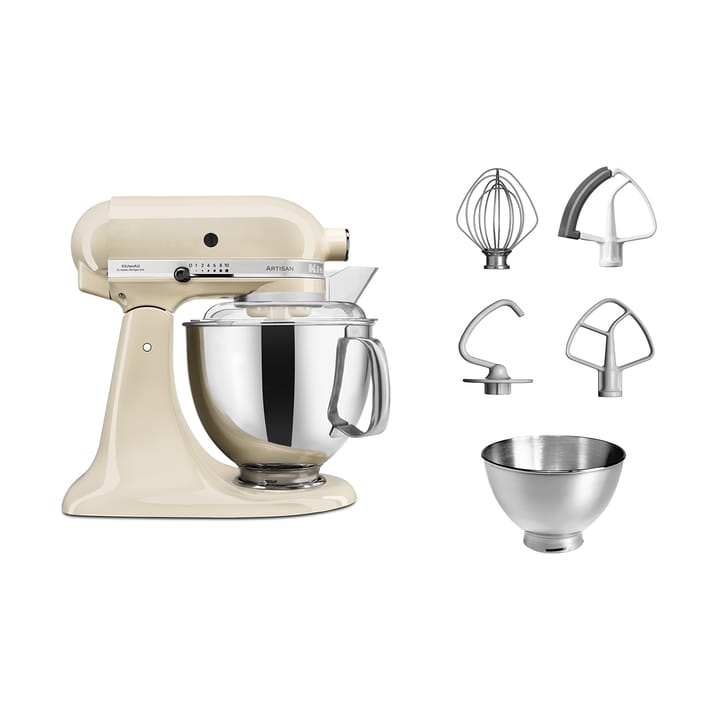 Artisan 5KSM175 køkkenmaskine med ekstra tilbehør 4,8 L - Almond cream - KitchenAid