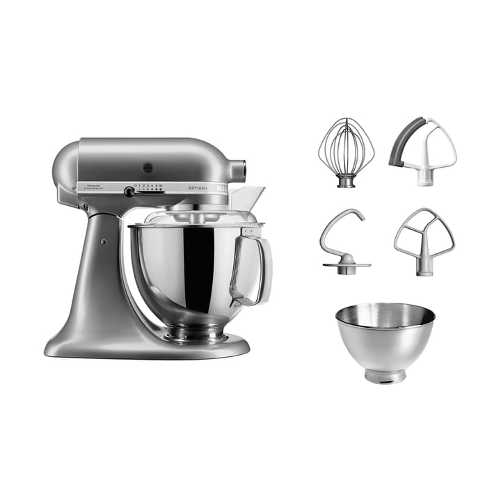 Artisan 5KSM175 køkkenmaskine med ekstra tilbehør 4,8 L - Contour silver - KitchenAid