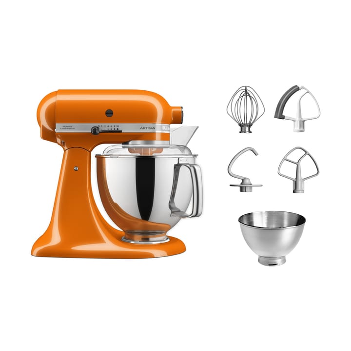 Artisan 5KSM175 køkkenmaskine med ekstra tilbehør 4,8 L, Honey KitchenAid