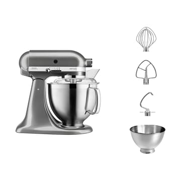 Artisan køkkenmaskine premium 4,8 L - Medallion silver - KitchenAid