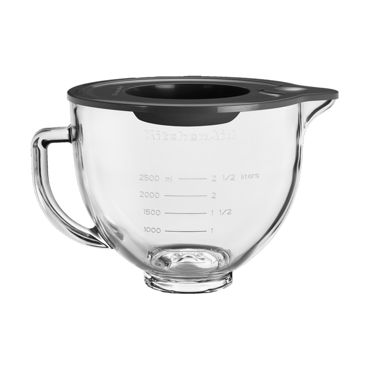 KitchenAid glasskål med låg 4,7 L, Klar KitchenAid