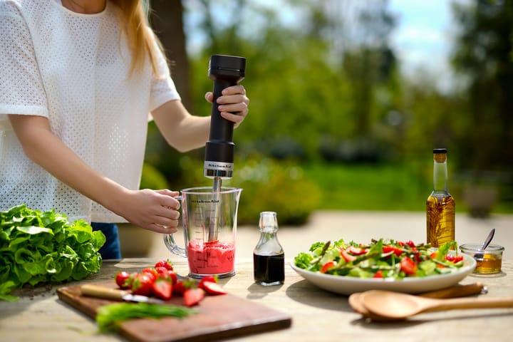 KitchenAid Go trådløs stavblender med batteri, Black matte KitchenAid