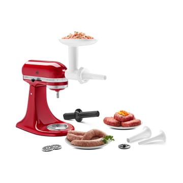 KitchenAid pølsetragttilbehør til kødhakker - White - KitchenAid