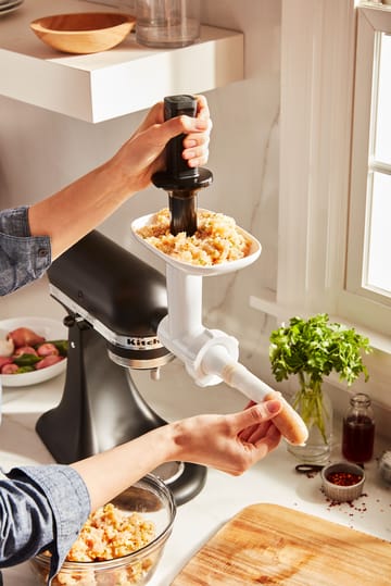 KitchenAid pølsetragttilbehør til kødhakker - White - KitchenAid