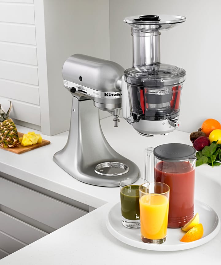 KitchenAid slowjuicer til køkkenmaskine, Silver KitchenAid