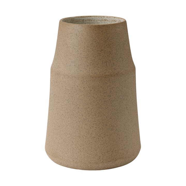Clay vase 18 cm, Varm sand Knabstrup Keramik