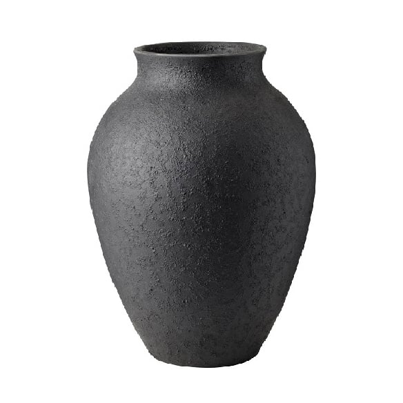 Knabstrup Keramik Knabstrup vase 20 cm Sort