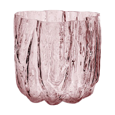 Kosta Boda Crackle vase 121 mm Lyserød