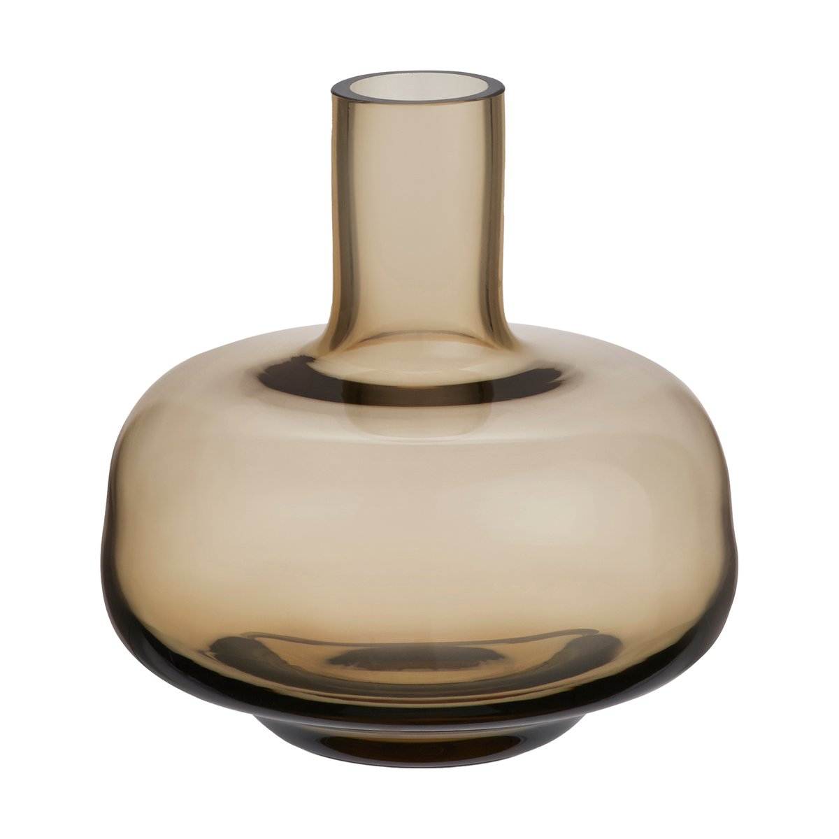 Kosta Boda Kappa vase 98 mm Brun