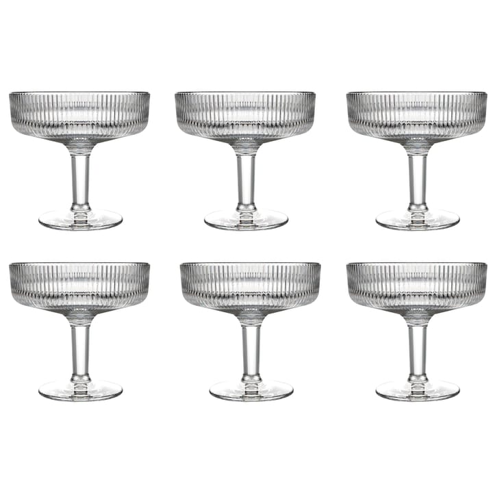 Coupe Alice dessertskål 33 cl 6-pak - Transparent - La Rochère